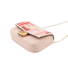 Fendi accessory bag charm Nano Baguette canvas 7AR844 FENDI — Like New