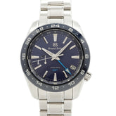 Seiko Grand Spring Drive GMT SBGE255 9R66-0BB0 Blue Dial Men's Watch — Good