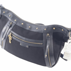 Burberry Canvas Shoulder Bag Leather Black Women's Blue Label Crossbody BURBERRY — Like New