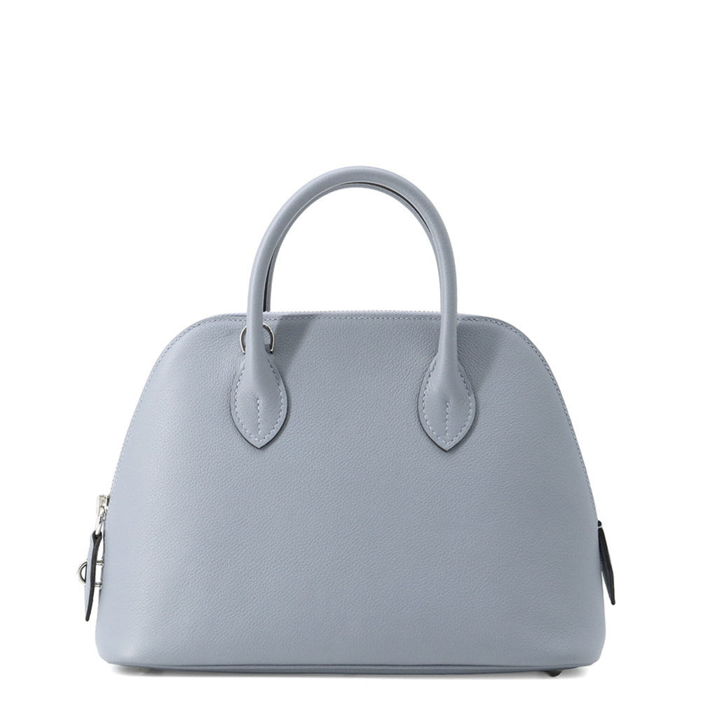 Hermes Bolide 1923 25 Verso Bleu Lin Glacier Evercolor U stamp 2-way shoulder bag handbag HERMES — Like New