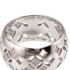 Louis Vuitton Petite Bague Galea Ring #47, 18K WG (White Gold 750) — Like New