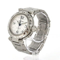 Cartier Pasha C GMT W31078M7 Stainless Steel Automatic Watch — Very Good