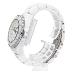 Chanel J12 Diamond H1628 White Dial Women's Watch — Good