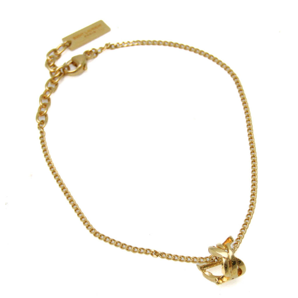 Saint Laurent Metal Charm Bracelet Gold — Like New