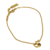 Saint Laurent Metal Charm Bracelet Gold — Like New