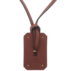 Hermes Like new Hermès O'Kelly GM Swift Rouge H Leather Pendant Necklace in Red with Gold Hardware and Z Stamp (Made 2021) 1564 — Like New