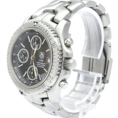 TAG HEUER Link Chronograph Steel Automatic Mens Watch CT5111 Polished — Very Good