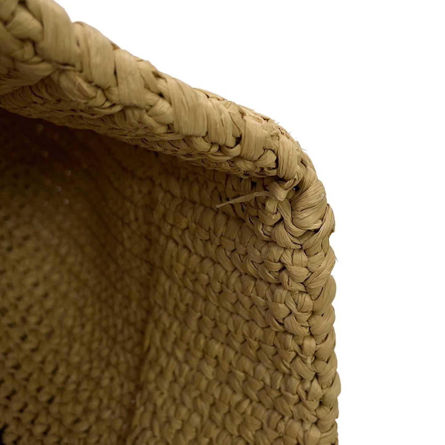 Prada Crochet Raffia Tote Bag 1BG392 PRADA