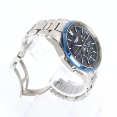 CASIO Oceanus OCWG1100TG-1AJF Men's Analog Watch (Black, Blue, Silver, Titanium) — Good