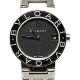 BVLGARI Watch BB23SS Quartz Black Dial Stainless Steel Women's — Good