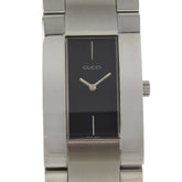 Gucci GUCCI Watch 4600M Stainless Steel Quartz Analog Display Black Dial Men's — Good