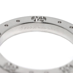 Gucci Icon Solitaire Diamond Ring, 0.24ct F VVS1, Size #9, White Gold (WG) — Like New