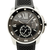 Cartier Calibre Diver 300M W7100056 Black Dial Men's Watch — Good