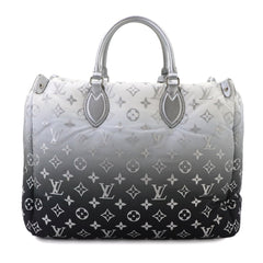 Louis Vuitton Onthego MM LV SKI 2-way Tote Shoulder Handbag Monogram Nylon Frost M11847 RFID — Like New