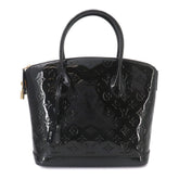 Louis Vuitton Lockit PM Monogram Vernis Handbag, Leather, Noir (M90247), Gold Hardware — Like New