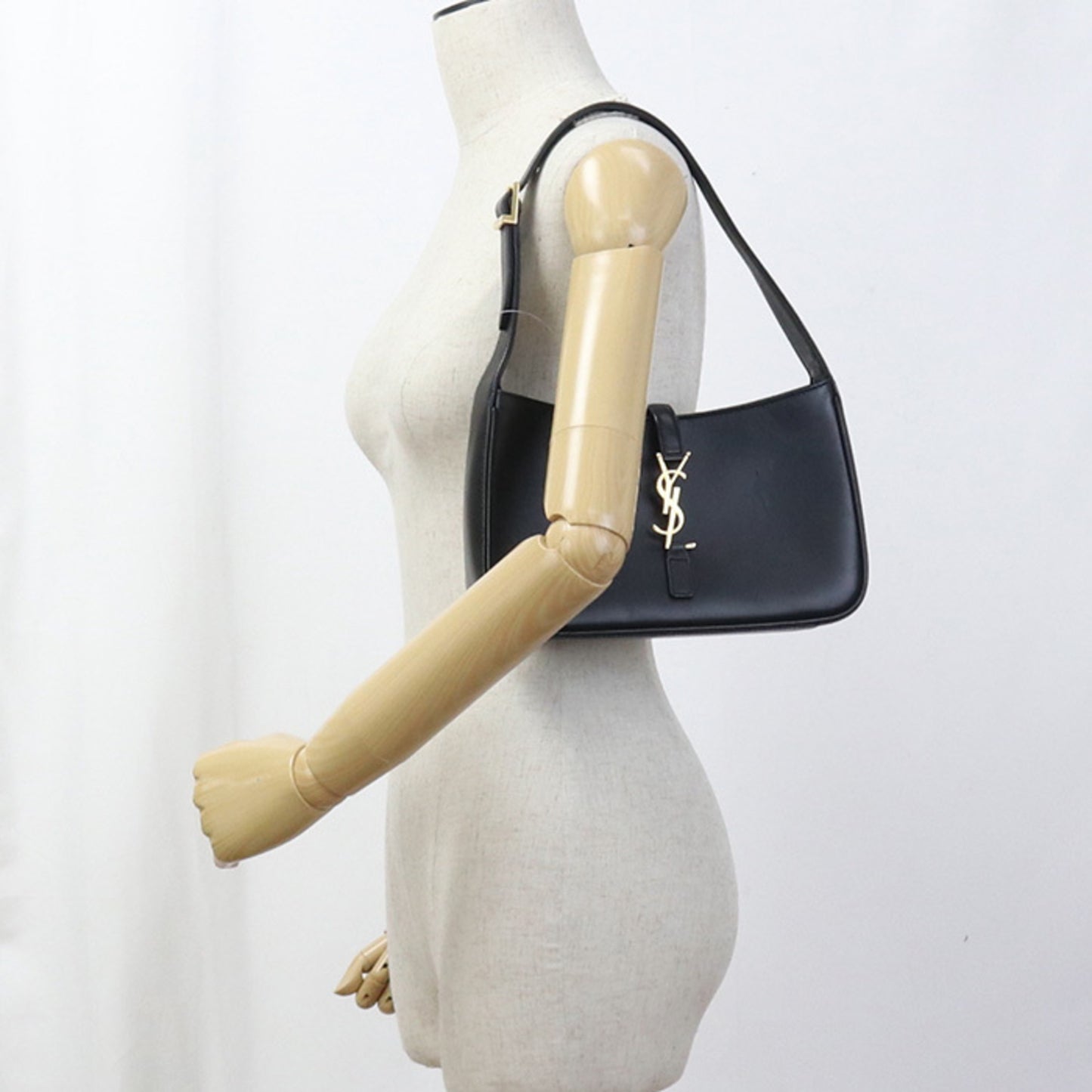 SAINT LAURENT 657228 Hobo One-Shoulder Bag, Women's, Black