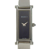 Gucci 1500L Stainless Steel Quartz Analog Watch with Black Dial for Women — Good