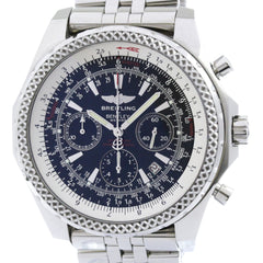 BREITLING Bentley Motors Steel Automatic Mens Watch A25362 Polished — Very Good