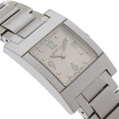 Gucci GUCCI watch 7700L stainless steel quartz analog silver dial women's — Good