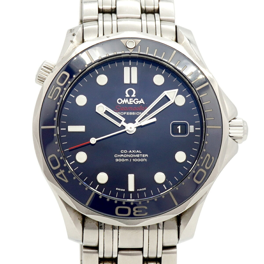 Omega Seamaster 300 Co-Axial 212.30.41.20.03.001 Blue Dial Men's Watch — Good