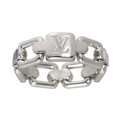 Louis Vuitton Berg Chain Attraction #48 Ring, 18K WG White Gold 750 — Like New