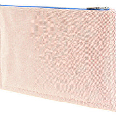 Hermès Yachting GM Pouch, Orange and Multicolor, 100% Cotton, Flat Clutch Bag, Travel Women's, HERMES — Like New