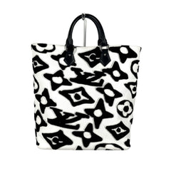 LOUIS VUITTON M45567 Tufted Monogram LVXUF Cabas Shoulder Bag Vertical Tote Coated Canvas Women's Black — Like New