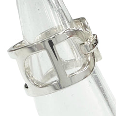 HERMES Ever Chaine d'Ancre Ring, 2018 model, AG925 sterling silver, size 48, with box, made in Italy, weight 5.5g, women's, highly recommended! — Like New