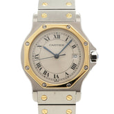 Cartier Santos Octagon LM W2001583 Ivory Dial Watch (Men's & Women's) — Very Good