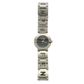 FENDI 3050L Logo Motif Stainless Steel Quartz Watch Silver 31341 — Good