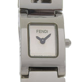 Fendi FENDI Logo Watch 3150L Stainless Steel Quartz Analog Display Silver Dial Women's — Very Good