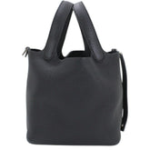 Hermes Picotin Lock PM 18 Handbag, Black, Taurillon Clemence Leather, HERMES Tote Bag, Women's T6165 — Like New