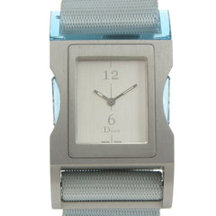 Dior Chris 47 Watch D100-322, Aluminum and Nylon Quartz Analog with Silver Dial, Women's — Very Good