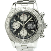 BREITLING Chrono Super Ocean Steel Automatic Mens Watch A13340 Polished — Very Good