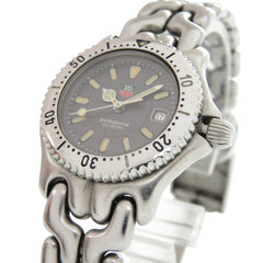 TAG Heuer Cell Date WG1313-2 Stainless Steel Gray Quartz Watch 0667TAG HEUER — Good