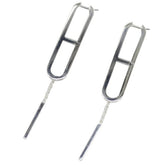 HERMES Ever Chaine d'Ancre Earrings for Women, Ag925, MO1036 — Like New