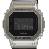 Casio Watch f-22313 Black Silver G-SHOCK GM-5600 SS Rubber Quartz CASIO G-Shock Men's Women's Digital Display Bracelet Alarm Dial Unisex Sports f-222313 — Very Good