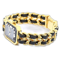 CHANEL Premiere Large Size H0001 483011003 Women's Watch GP (Gold Plated) x Leather 130518 — Very Good