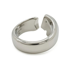HERMES Hermes Clou de Selle Carousel Ring Metal Ivory #60 Japanese size approx. 1 — Like New