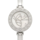 Bulgari BVLGARI B-zero1 Butterfly Watch, Stainless Steel, Diamond, Women's, White/White Shell, BZ22S — Very Good