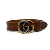 GUCCI Double G Leather Bracelet for Men and Women — Like New