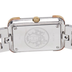 Hermès Cloiseur Watch CR1.220 Quartz Gold Dial Stainless Steel Plated Women's HERMES — Good