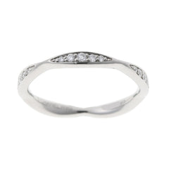 Chanel Camellia Collection Eternity Ring, Full Diamond, Pt950 Platinum, Size #9 — Like New