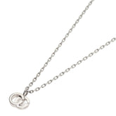 Gucci Double G Necklace 18K White Gold Women's GUCCI — Like New