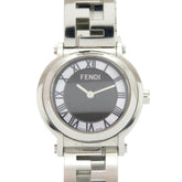 Fendi 6100L Caredro Shell Stainless Steel Black Quartz Watch with Dial 0556FENDI — Good