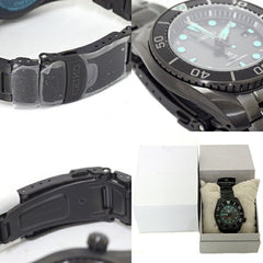 SEIKO Prospex Men's Watch Diver Scuba Solar SBPK007 The Black Series Night Vision Unused — New - Store Return