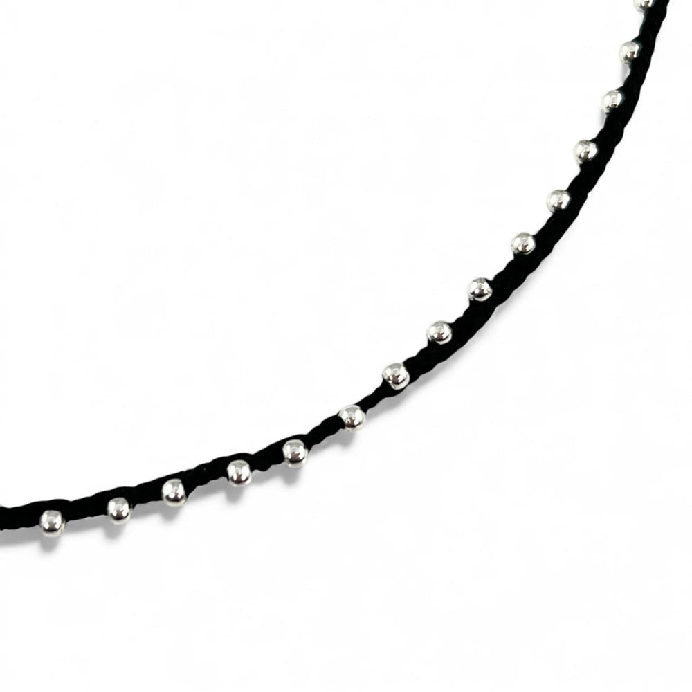 Gucci Horsebit Necklace, 925 Sterling Silver, Black, Approx. 8g, Unisex — Like New
