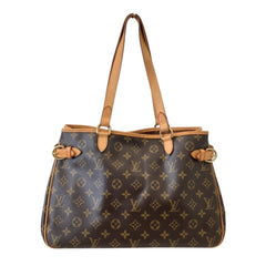 LOUIS VUITTON Batignolles Horizontal Monogram Tote Bag M51154 Brown Women's — Like New