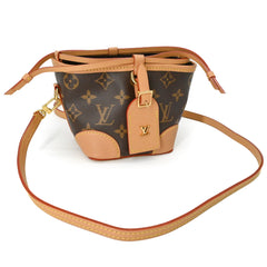 LOUIS VUITTON Louis Vuitton Noe Purse Monogram Canvas Leather Shoulder Bag Brown M57099 — Like New