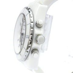 CHANEL J12 Chronograph Ceramic Automatic Mens Watch H1007 Polished — Very Good
